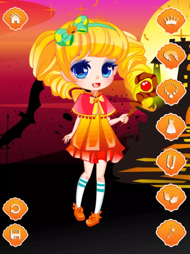 صور Hoá Trang Halloween Cho Bé iPad 