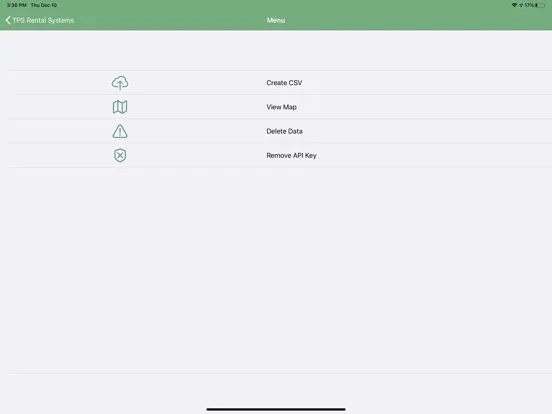 TPS: EASI Track iPad  Screenshots
