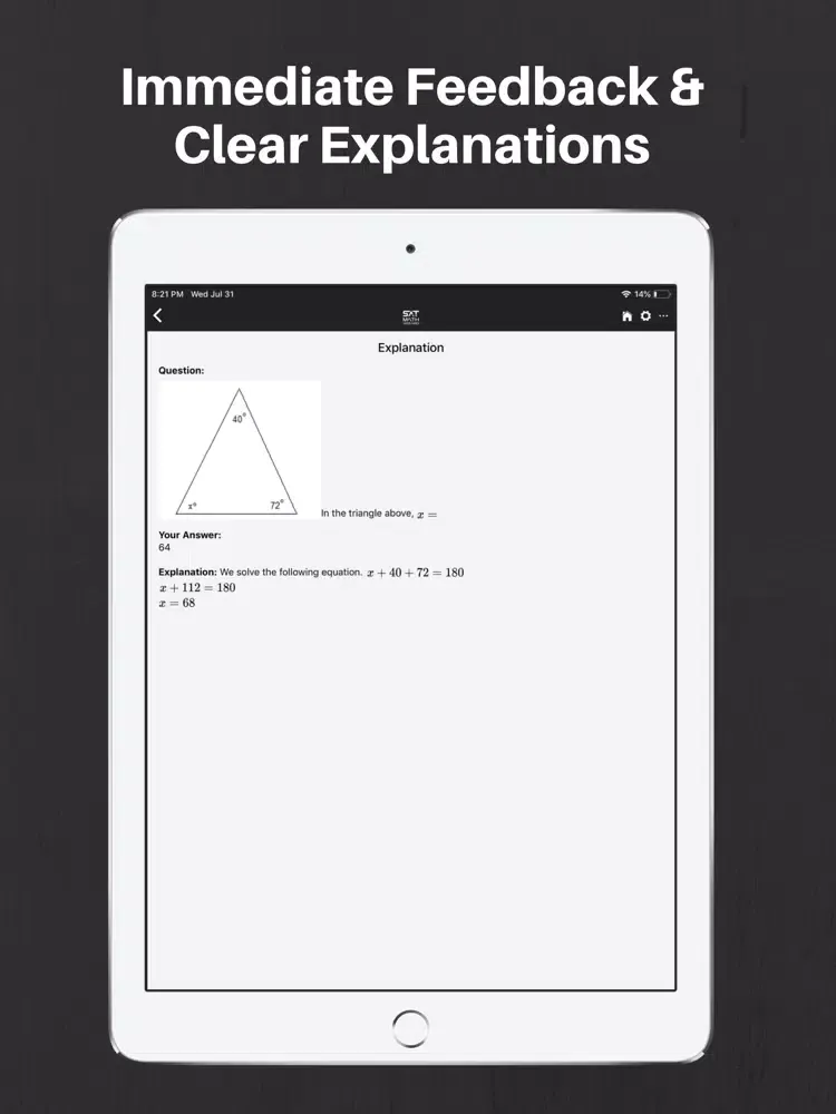 SAT Math Wizard iPad 应用截图