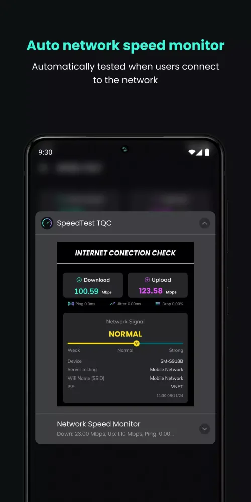 Screenshot di Speedtest - TQC