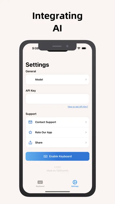 Screenshot di TextRefiner - AI Keyboard