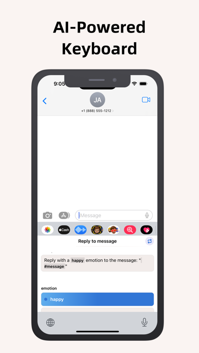 ภาพหน้าจอของ TextRefiner - AI Keyboard