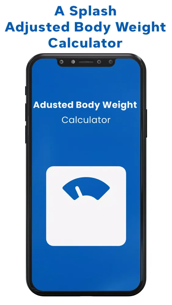 Adjusted Body Weight Calculate Screenshots