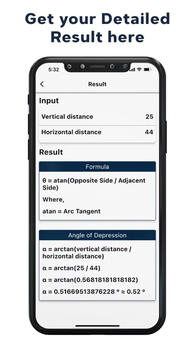 Angle of Depression Calculator應用截圖