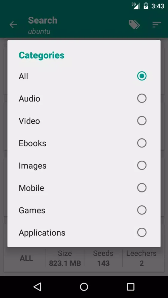 Torrent Search Engine Screenshots