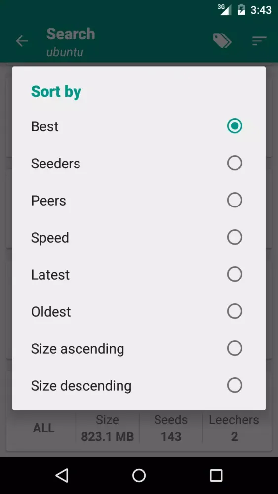 Torrent Search Engine Screenshots