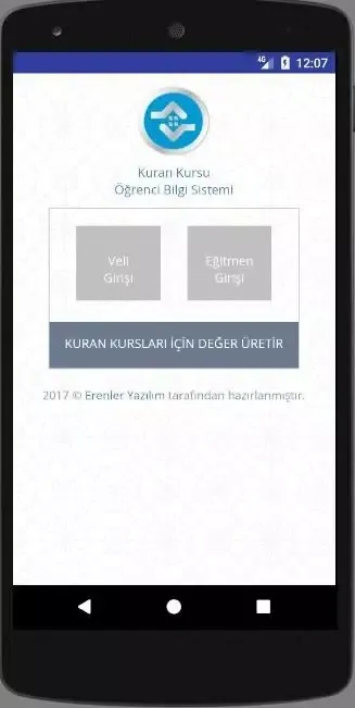 e-Kurankursu Öğrenci Bilgi Screenshots
