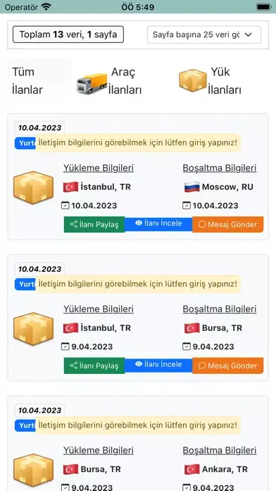 Yükyükle Screenshots