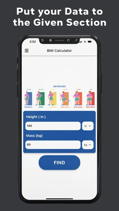 Calculate BMI: Body Mass Index 스크린샷