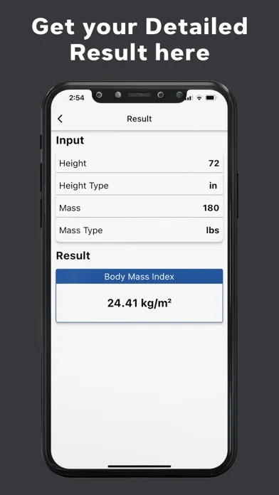 Calculate BMI: Body Mass Index 스크린샷
