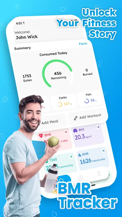 Calorie Counter - BMR Tracker स्क्रीनशॉट