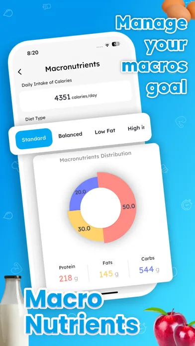 Calorie Counter - BMR Tracker स्क्रीनशॉट