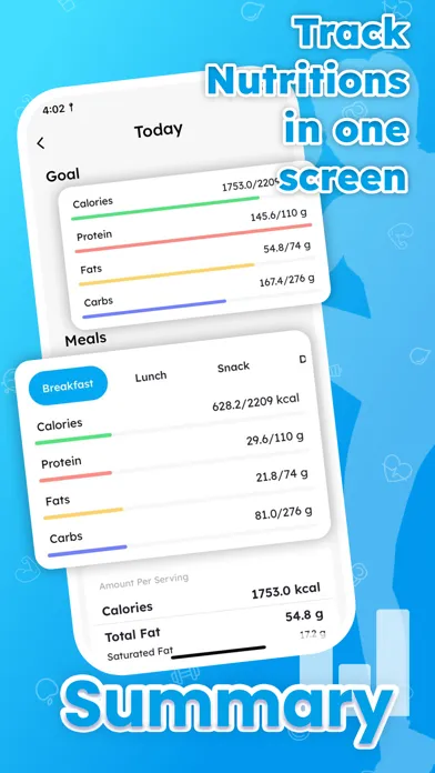 Calorie Counter - BMR Tracker स्क्रीनशॉट