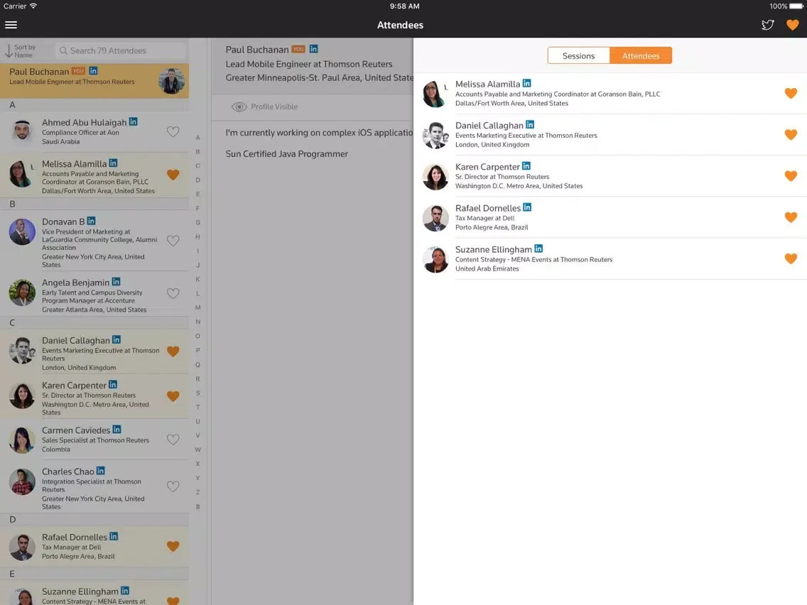 Convene iPad  स्क्रीनशॉट