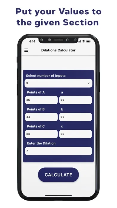 Dilations Calculator স্ক্রিনশট