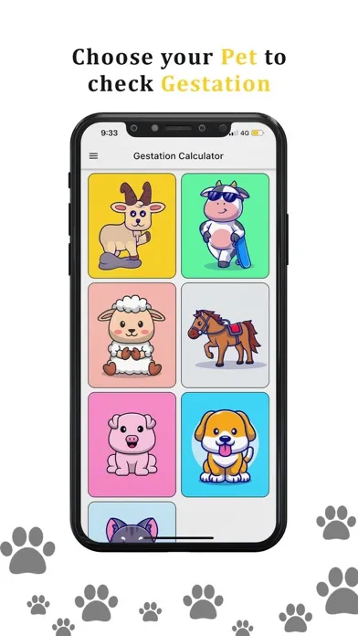 Animal Pregnancy Calculator سکرین شاٹس