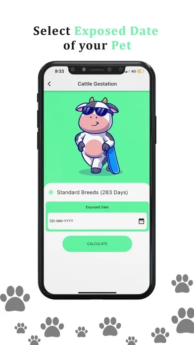 Animal Pregnancy Calculator سکرین شاٹس