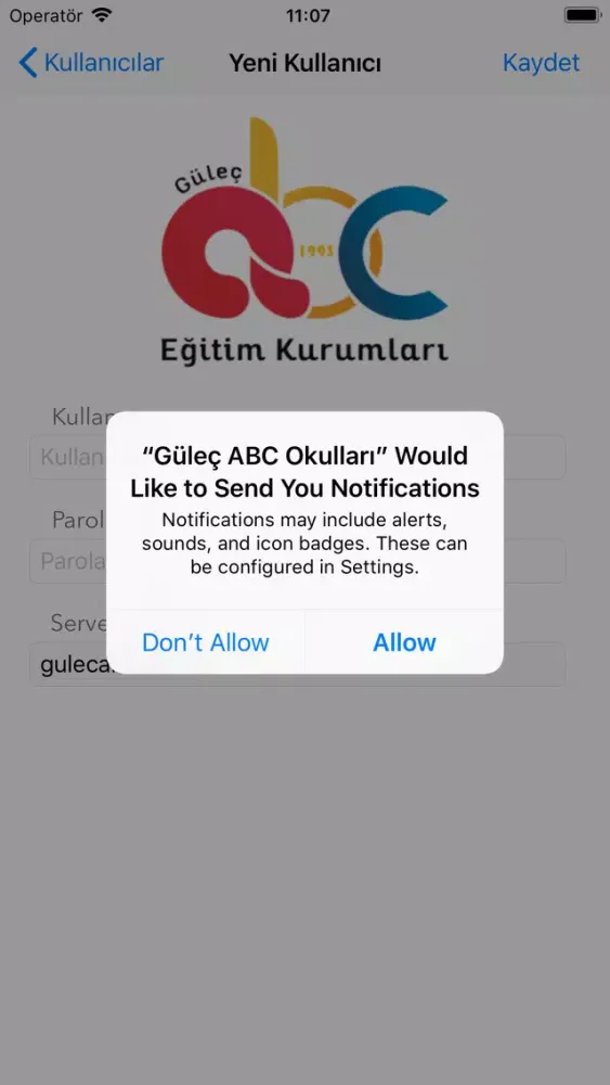 Zrzuty ekranu Güleç ABC Okulları