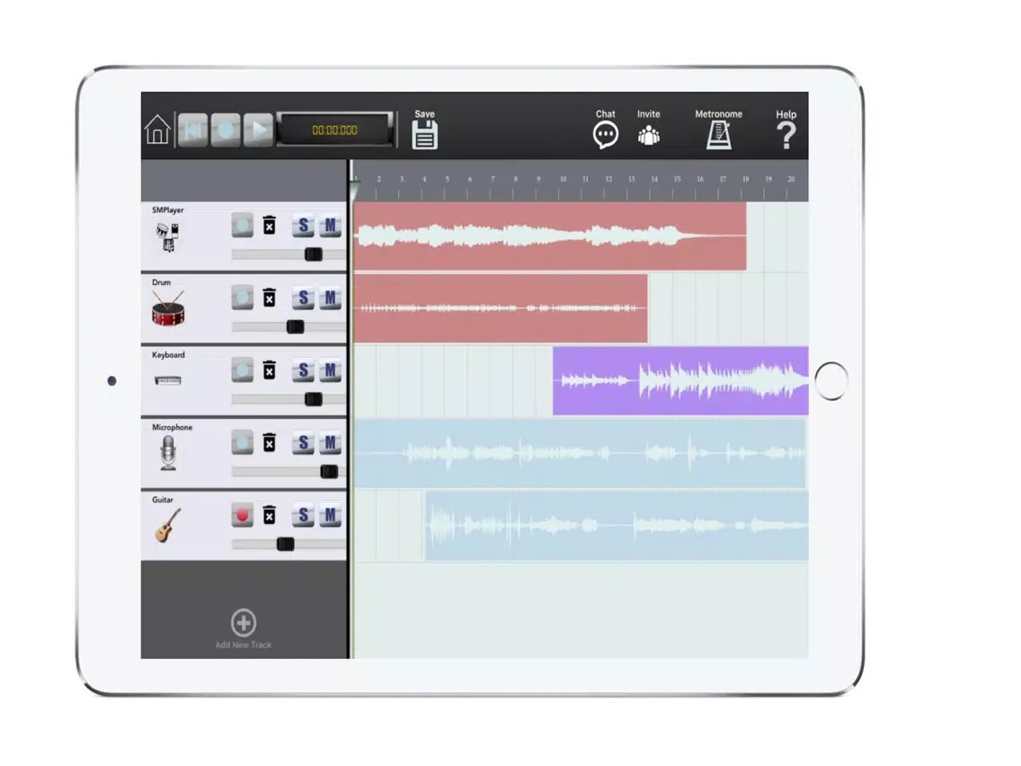 Capturas de pantalla de Multitrack Recording Studio iPad 