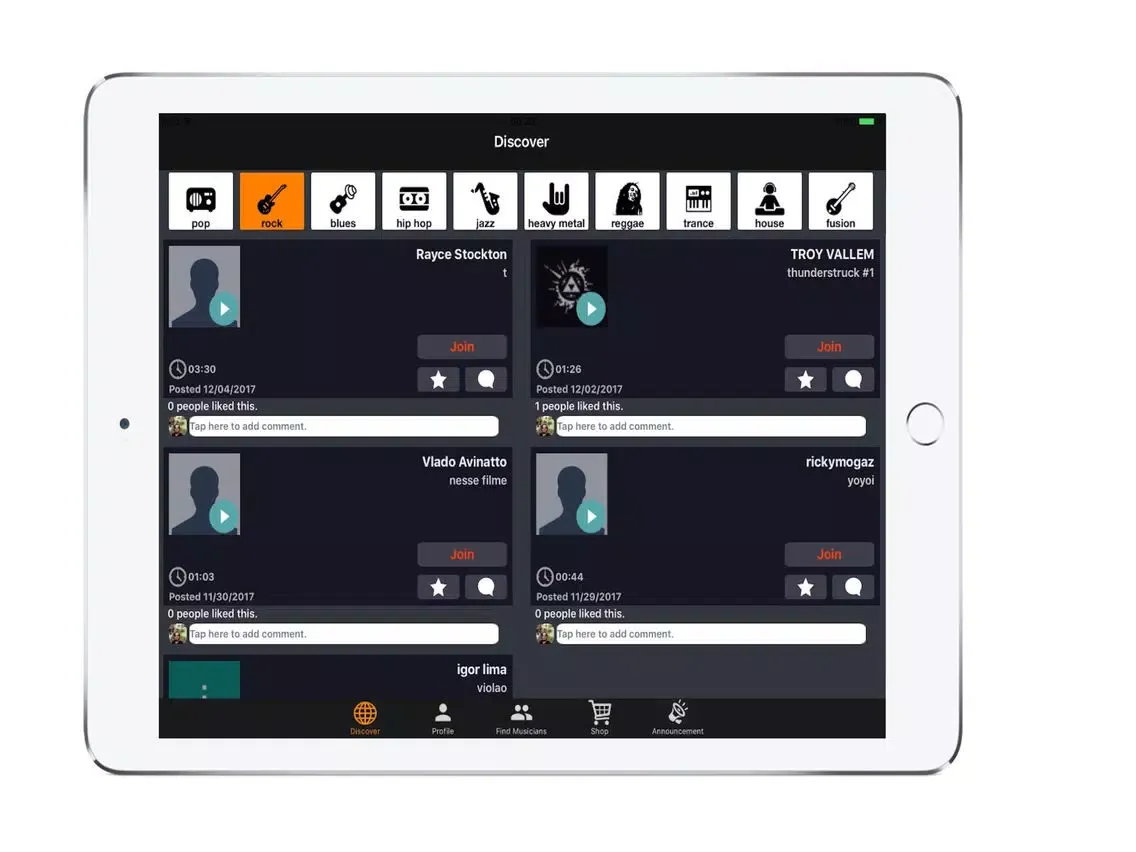 Capturas de pantalla de Multitrack Recording Studio iPad 