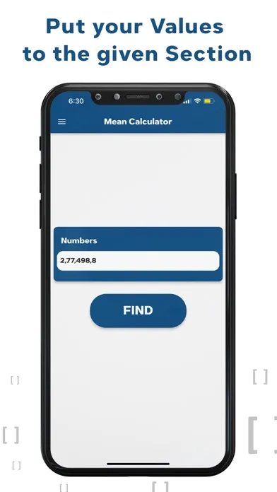 Zrzuty ekranu Mean Calculator Average Number