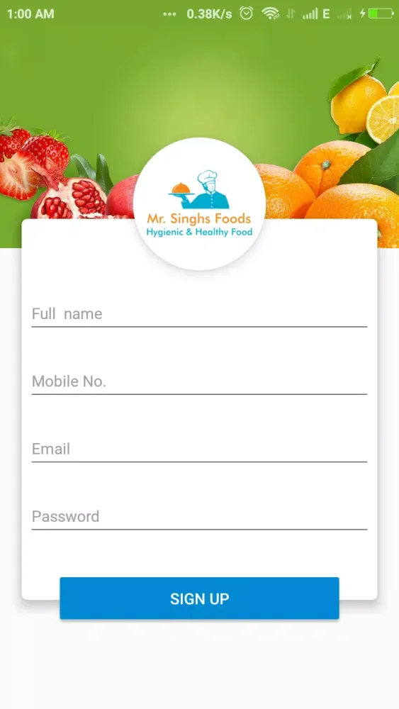 Capturas de pantalla de Mr. Singhs Foods - Online Food delivery