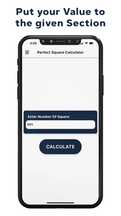Perfect Square Calculator سکرین شاٹس