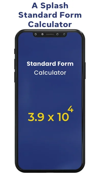 Captures d'écran de Standard Notation Form Calc