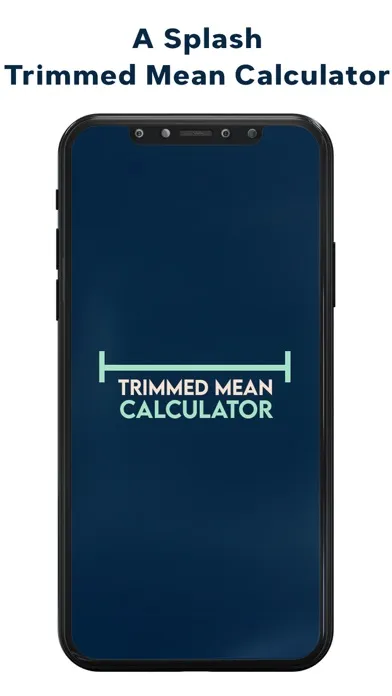 Captures d'écran de Trimmed Mean Calculator