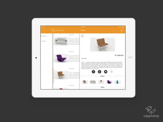 Capptalog iPad  স্ক্রিনশট
