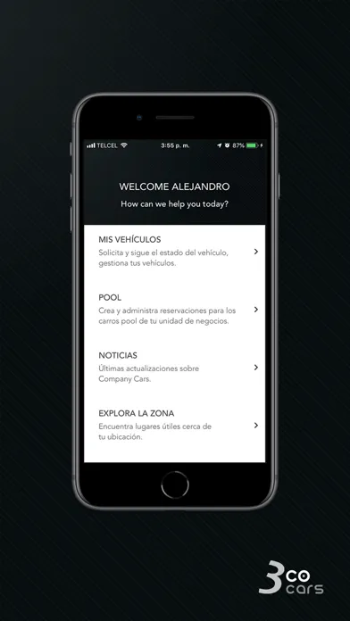 Zrzuty ekranu Company Cars México