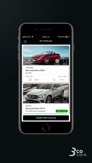 Zrzuty ekranu Company Cars México