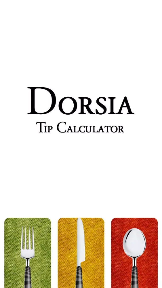 Dorsia Tip Calculator Ekran Görüntüleri