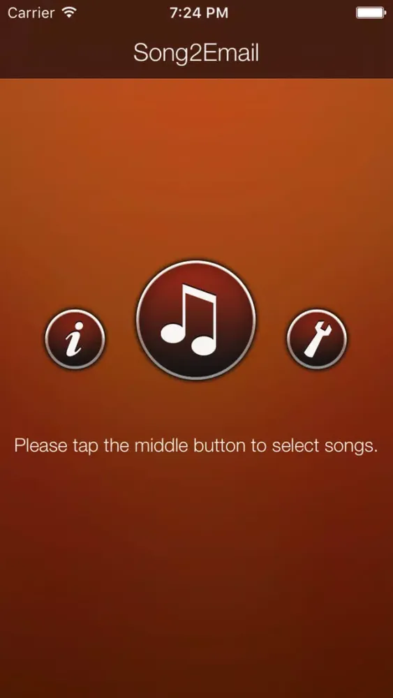 ภาพหน้าจอของ Song2Email