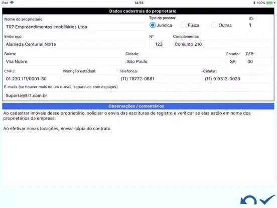 Sistema Controle de Imóveis 4 iPad 应用截图