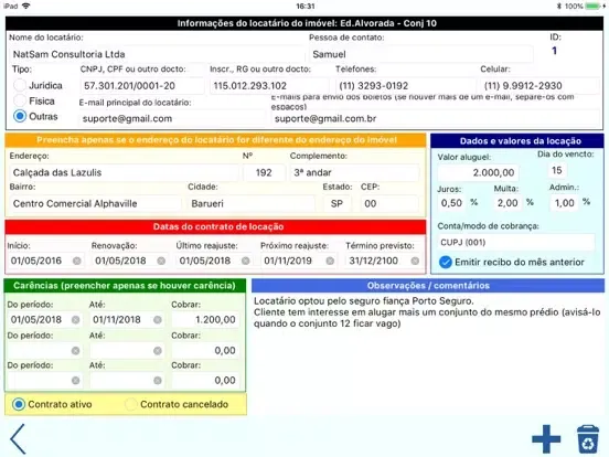 Sistema Controle de Imóveis 4 iPad 应用截图