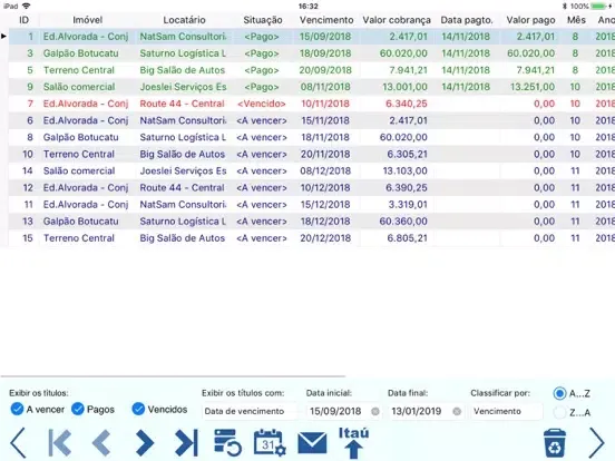 Sistema Controle de Imóveis 4 iPad 应用截图