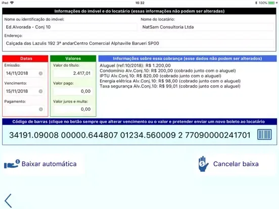Sistema Controle de Imóveis 4 iPad 应用截图