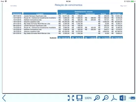 Sistema Controle de Imóveis 4 iPad 应用截图