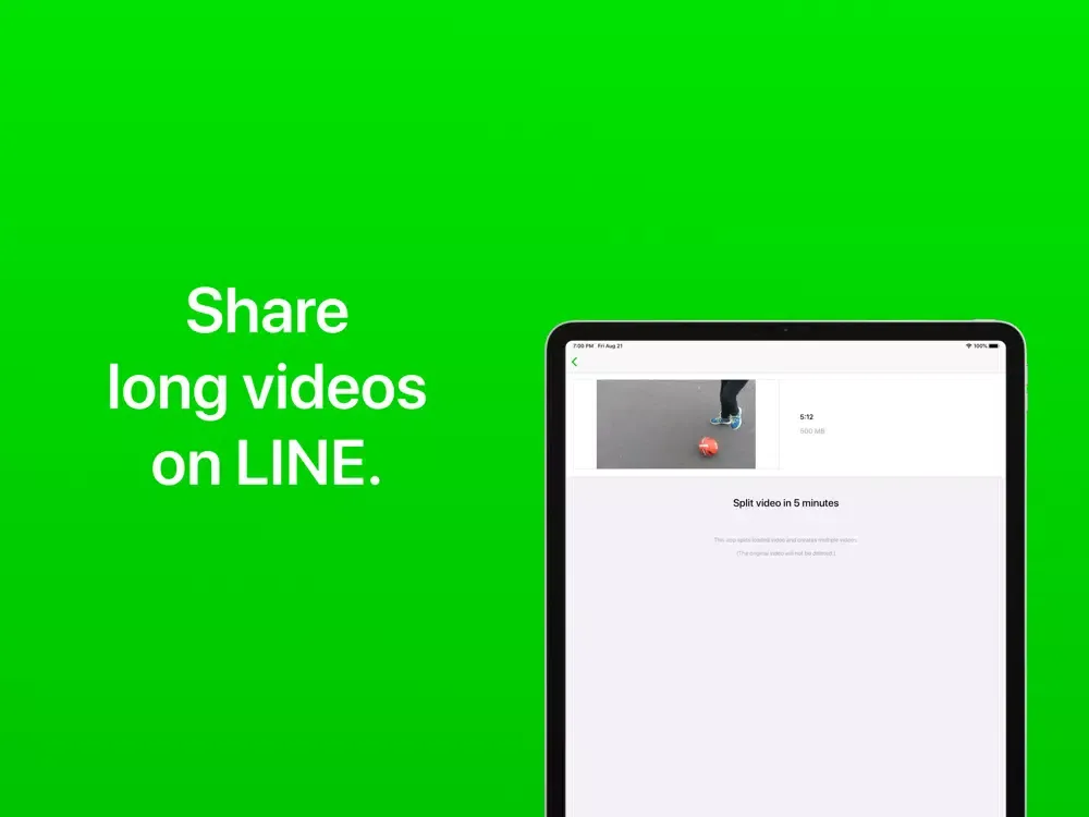 Video Splitter for LINE iPad  Screenshots