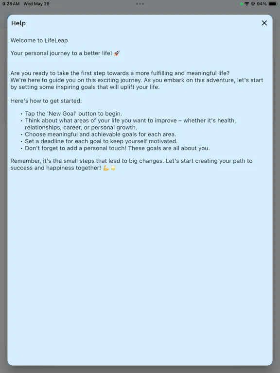 LifeleapAI iPad Screenshots