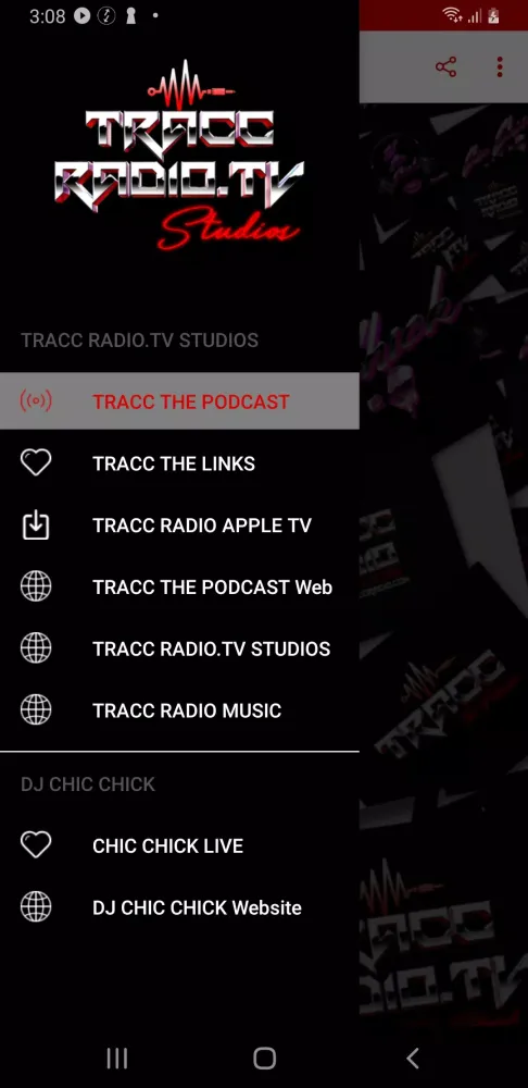 TRACC THE PODCAST Screenshots