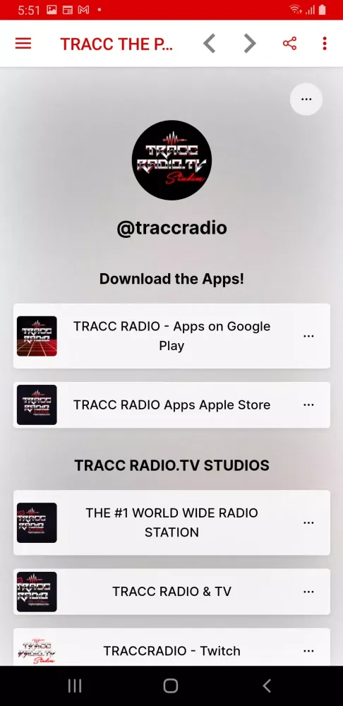 TRACC THE PODCAST Screenshots