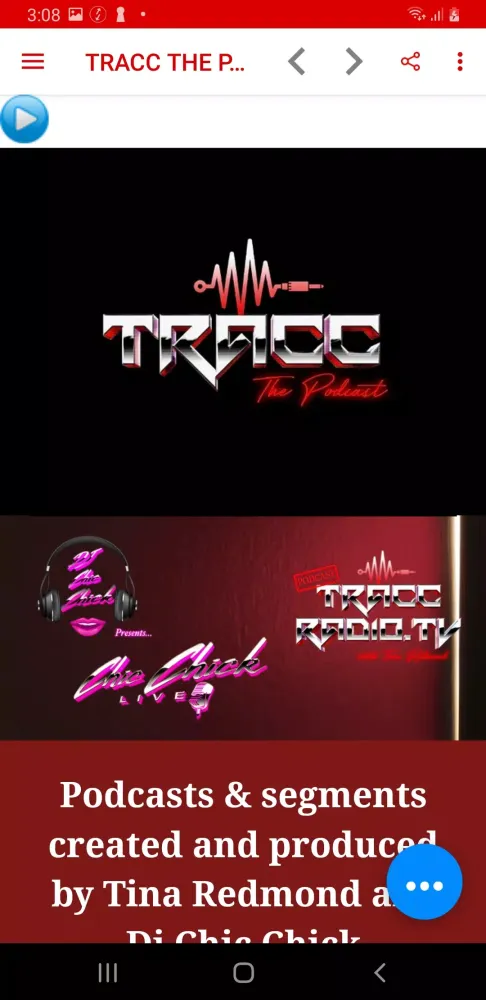 TRACC THE PODCAST Screenshots