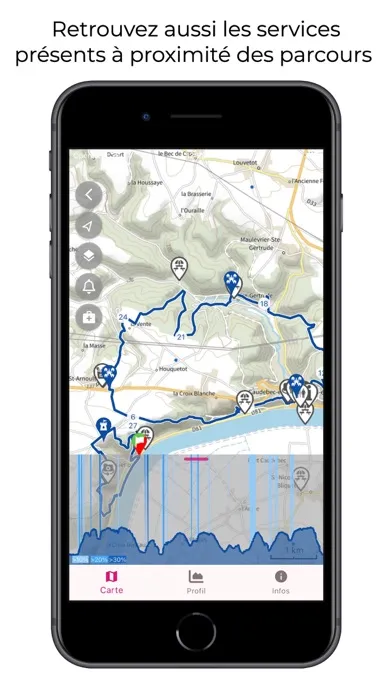 Capturas de tela do Rando & Trail en Caux Seine