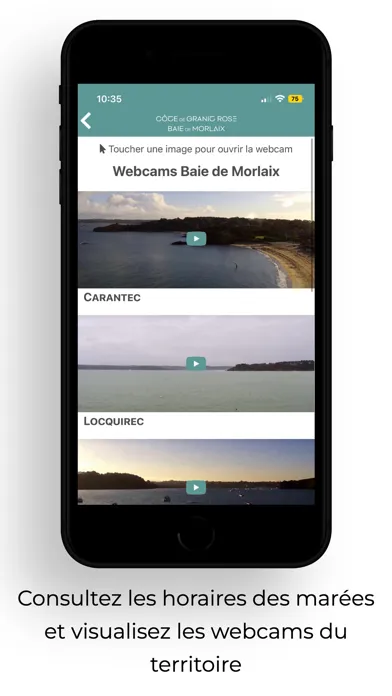 Côte Granit Rose Baie Morlaix 스크린샷