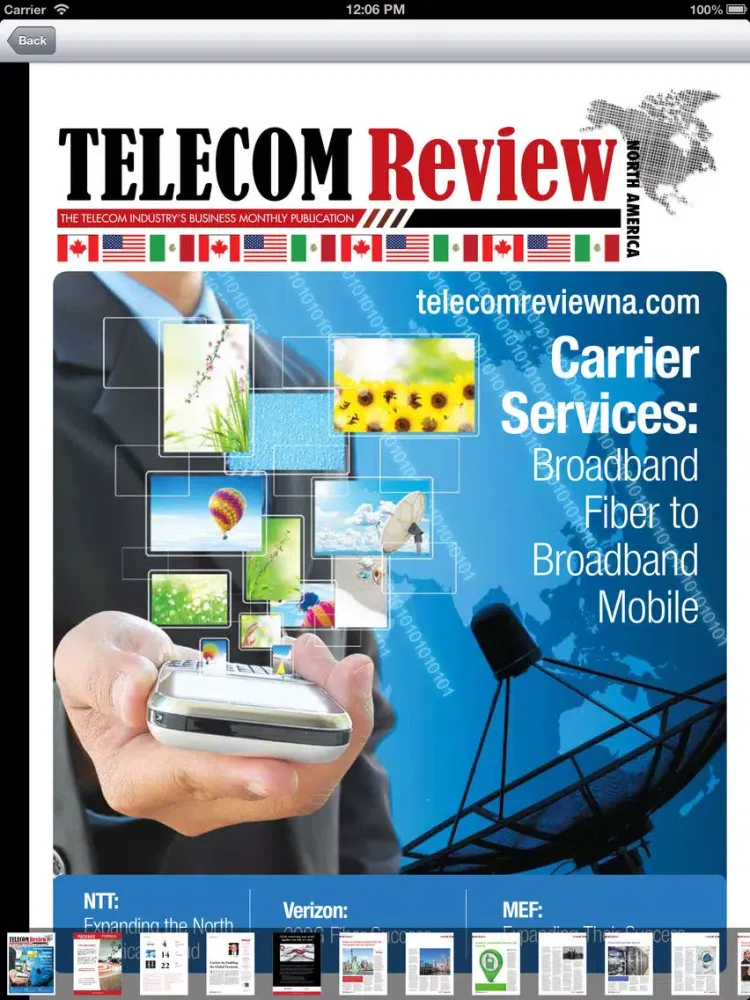 Zrzuty ekranu Telecom Review NA iPad 