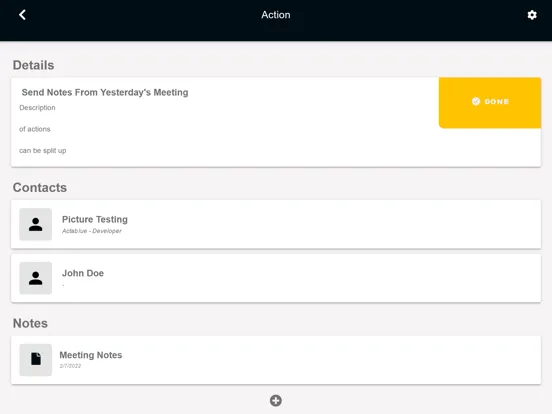Hunter CRM iPad  Screenshots