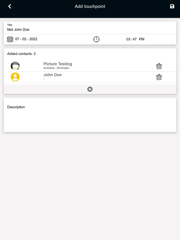 Hunter CRM iPad  Screenshots