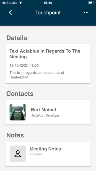 Hunter CRM Screenshots